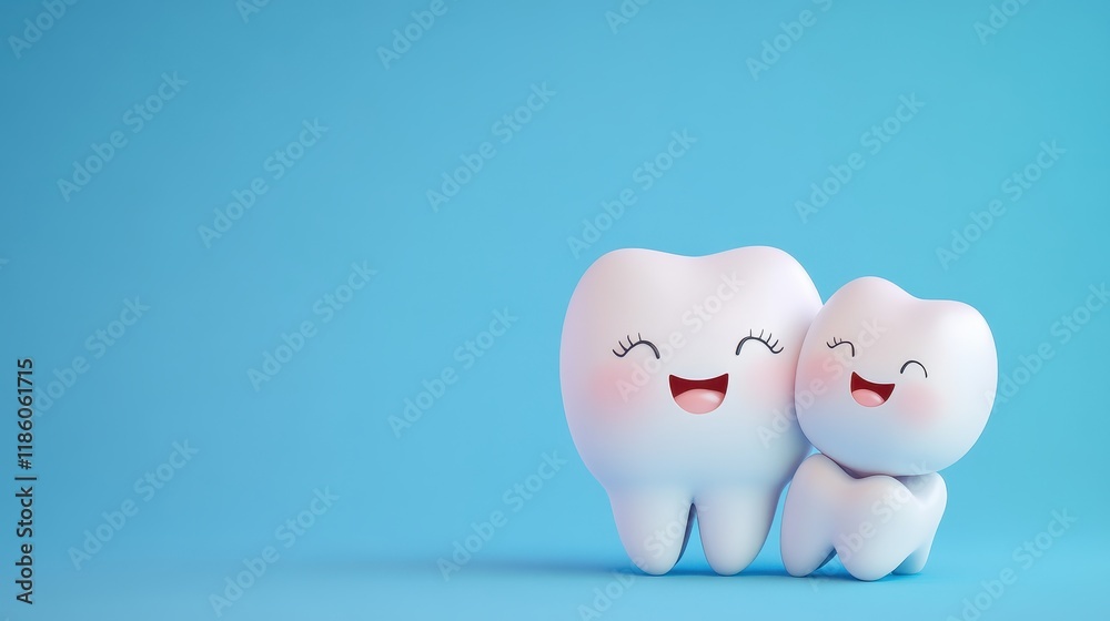 3D Cute healthy tooth,tooth character with toothbrush ,Dental care illustration set,childrens dentistry concept,pain and lean on other teeth cause of tooth decay,dental care for kids. 3D Cute healthy tooth,tooth character with toothbrush ,Dental care illustration set,childrens dentistry concept,pain and lean on other teeth cause of tooth decay,dental care for kids.