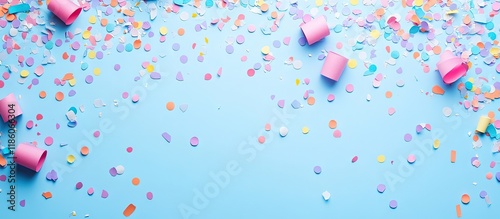 Pastel festive background f...