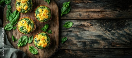 Spinach and Cheese Muffins ...