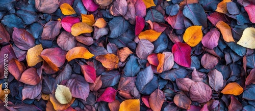 Colorful assorted autumn le...