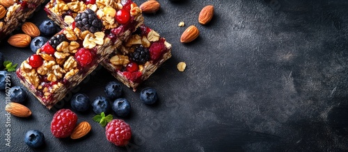 Fruit berry nut energy bars...