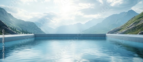 Water reservoir dam retaini...