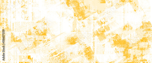 Vector newspaper paper grunge vintage gold and white poster with the words.