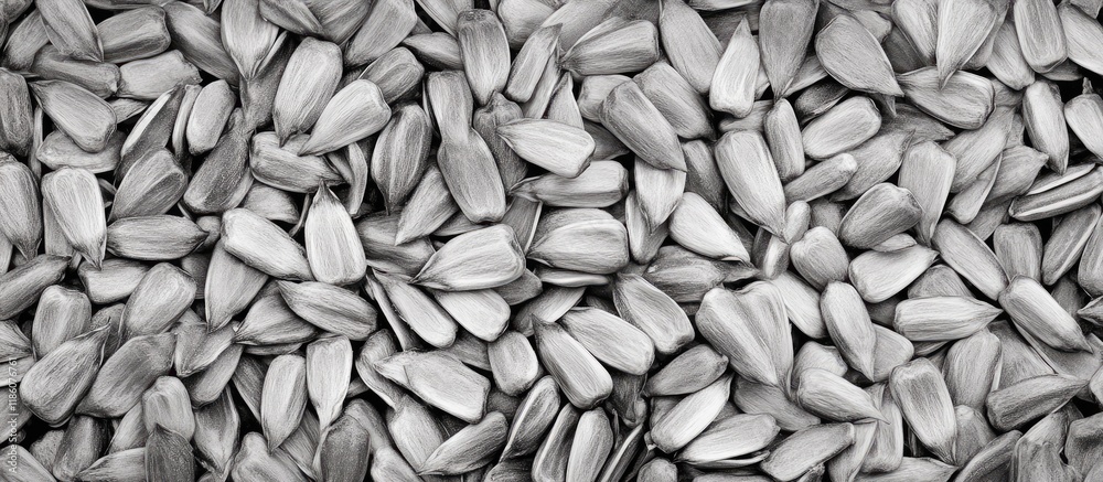 Sunflower seed husk texture Blank black and white texture of fried sunflower seed husks Abstract multitasking backdrop. with copy space image. Place for adding text or design Sunflower seed husk texture Blank black and white texture of fried sunflower seed husks Abstract multitasking backdrop. with copy space image. Place for adding text or design