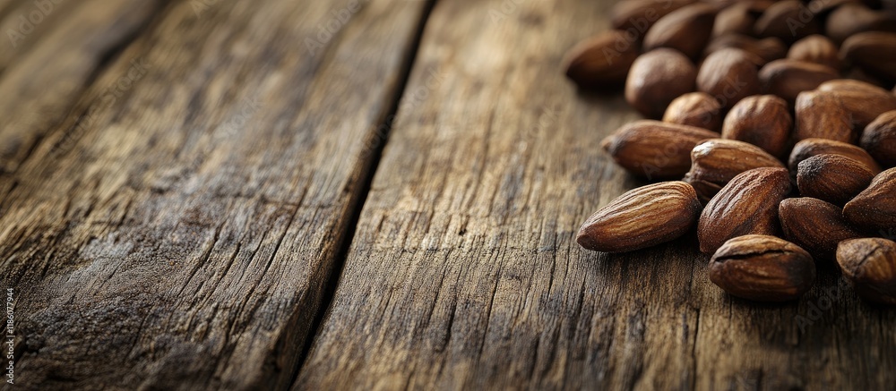 Close up shot of milled cola nut on a rustic wooden surface. with copy space image. Place for adding text or design Close up shot of milled cola nut on a rustic wooden surface. with copy space image. Place for adding text or design