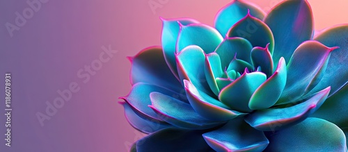 A succulent that features b...
