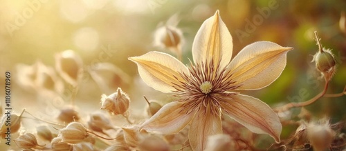Clematis seed in the autumn...