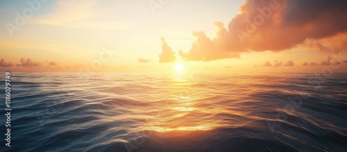 Picture of the sea during s...