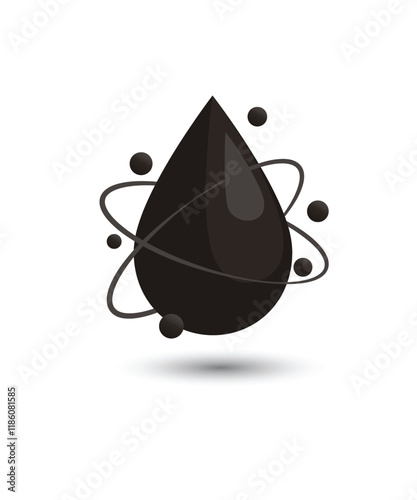 Oil Drop vector stock illustration