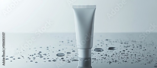 Moisturizing cream in a tub...