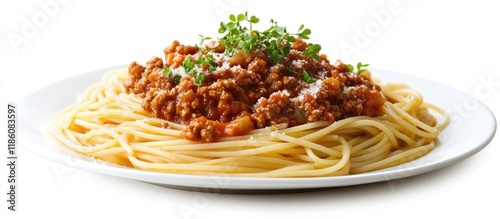 Italian bolognese dish with...
