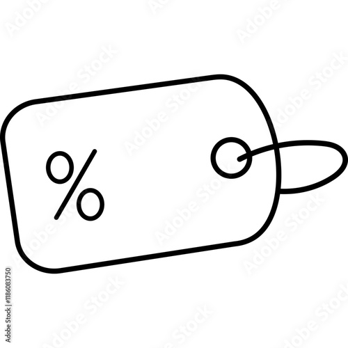 Price Tag Line Icon