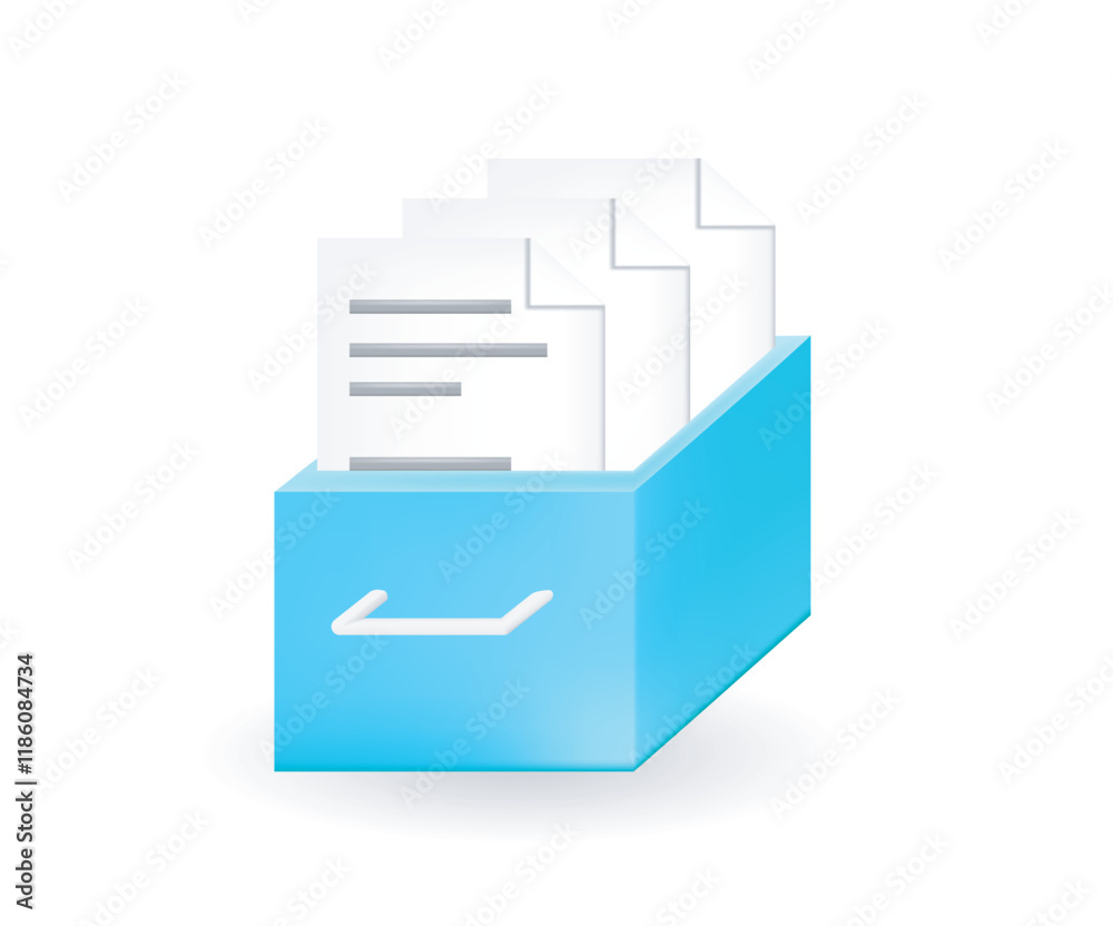 Archive documents in a storage box Archive documents in a storage box