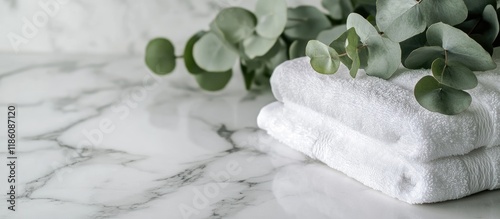 Fresh towels and eucalyptus...