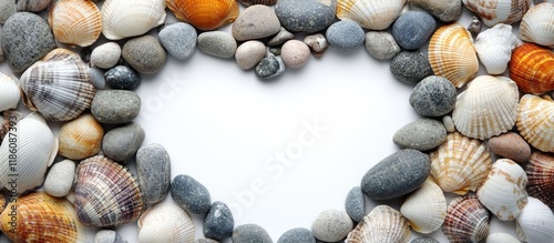 Heart shaped frame made of ...