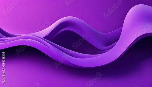 abstract background with waves, Purple wave background AI
