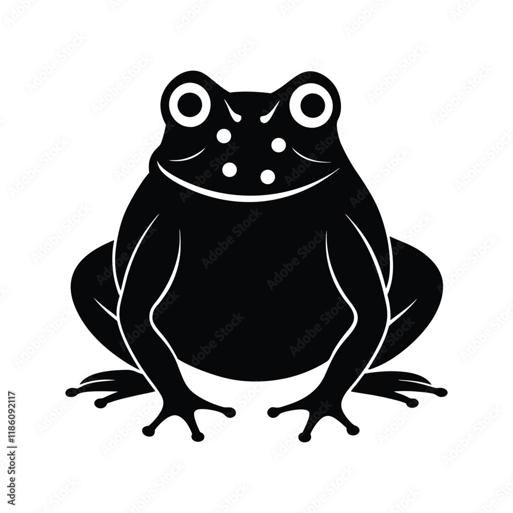 frog on white background frog on white background