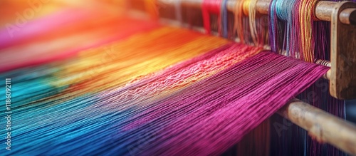 Colorful silk threads for w...