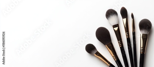Set of women s makeup brush...