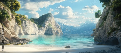Cove located on the souther...