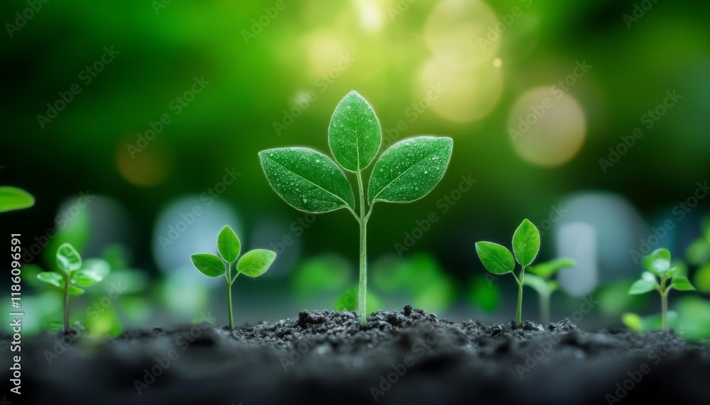 Naklejka premium Eco-friendly initiatives are becoming a priority for businesses to enhance their sustainability efforts.