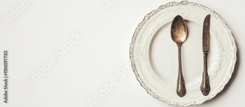 Vintage beautiful plate spo...