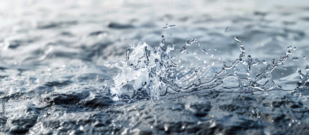 Abstract background for design featuring water splashes on rock Natural backdrop with appealing texture in light gray Stone surface Ample copyspace for text or images Abstract background for design featuring water splashes on rock Natural backdrop with appealing texture in light gray Stone surface Ample copyspace for text or images