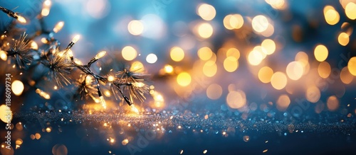Bokeh background of Christm...