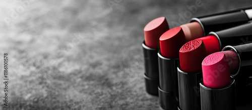Lipsticks in various shades...