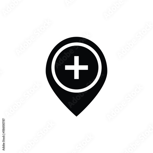 Free Download health place icon or symbol,vector illustration on white background. - GFXLoad