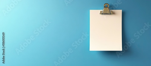 Empty note on the bulletin ...