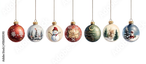 A collection of hanging Chr...