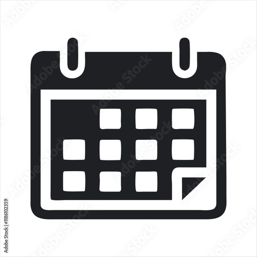 Calendar icon, Calendar schedule flat icons apps and websites