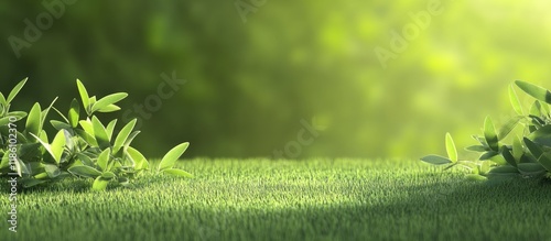 green backdrop. with copy s...