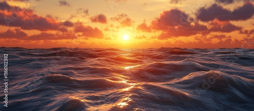 Picture of the sea during s...