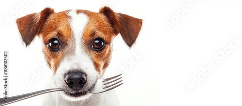 A portrait of a Jack Russel...
