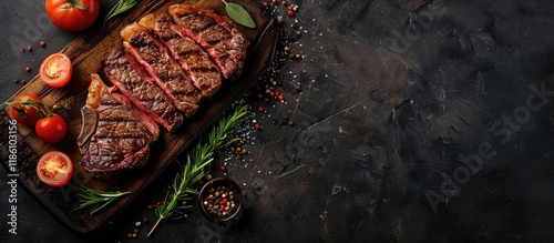 Grilled porterhouse beef st...