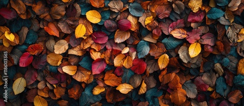 Colorful assorted autumn le...