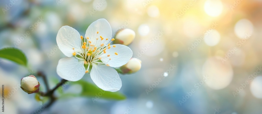 white flower set against a blurred background. with copy space image. Place for adding text or design white flower set against a blurred background. with copy space image. Place for adding text or design