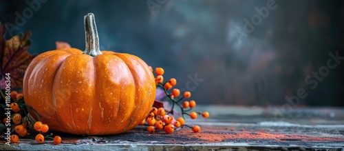 Autumn table arrangement fe...
