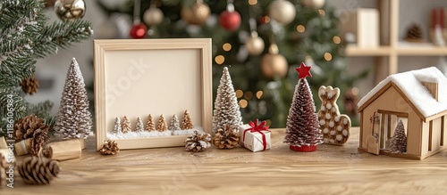 Frame homemade Christmas to...