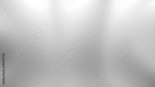 Metal silver texture background or aluminum brushed silver texture with reflection.Abstract background for wallpaper. Generative AI