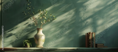 Fireplace mantle featuring ...
