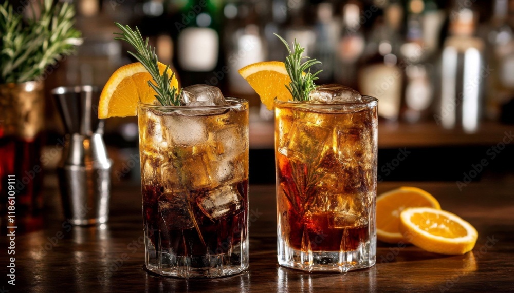 Classic Mixed Drinks: Whiskey-Cola Cuba Libre Classic Mixed Drinks: Whiskey-Cola Cuba Libre