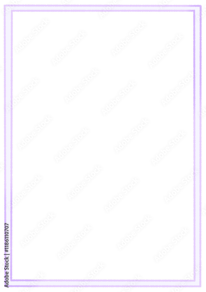 White background with hand drawn frame (hydrangea) White background with hand drawn frame (hydrangea)