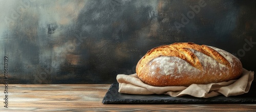 A loaf of freshly baked Lit...