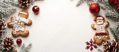 Christmas garland crafted w...