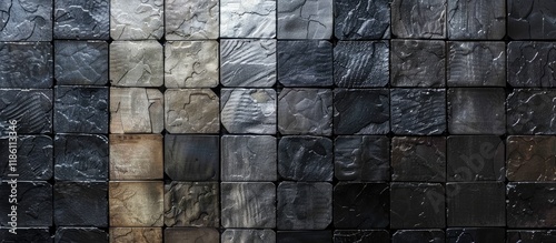 Three colors black grey and...