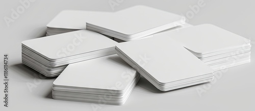 A series of empty cards. wi...