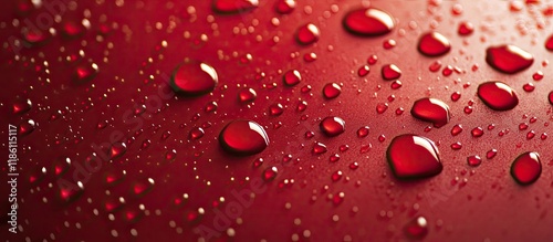 Close up view of water drop...